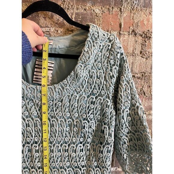 Pip & Vine by Rosie Pope Light Blue Lace Shift Dress Maternity Size L NWT - Picture 6 of 10
